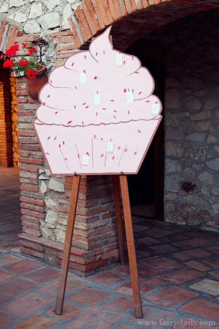 Cupcakes plan de table - 1