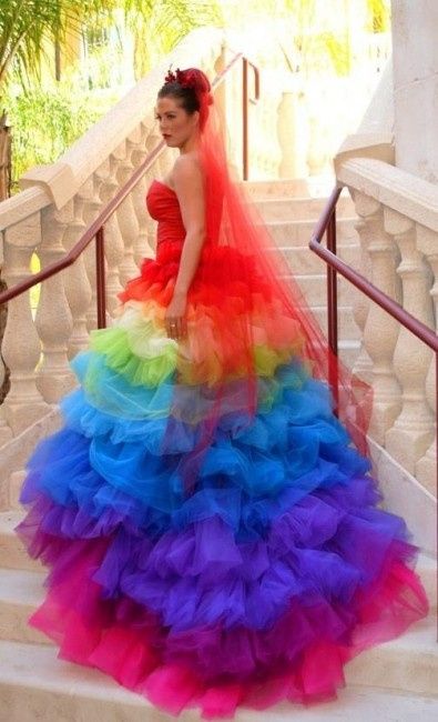 robe multicolore