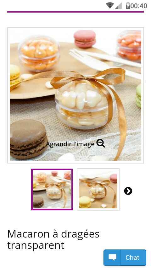 Contenants à dragées - 1