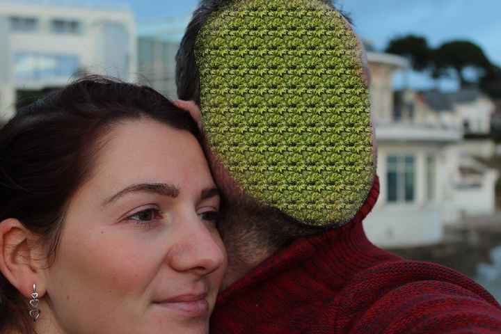 Regard dans le vide de près
