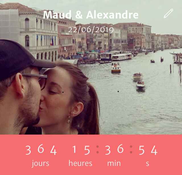 Dans 1 an 👰🏻 - 1