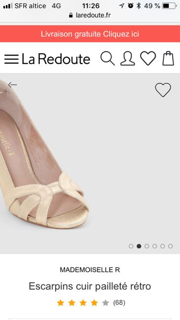 Chaussures avant la robe - 1