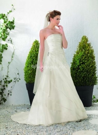 robe point mariage