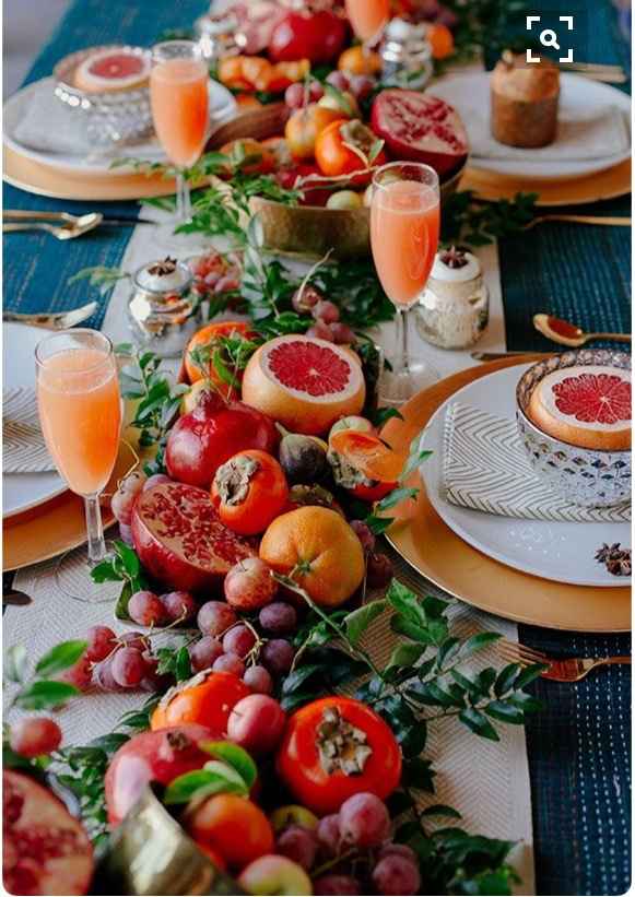 Thème champêtre: fruits et succulentes - 1