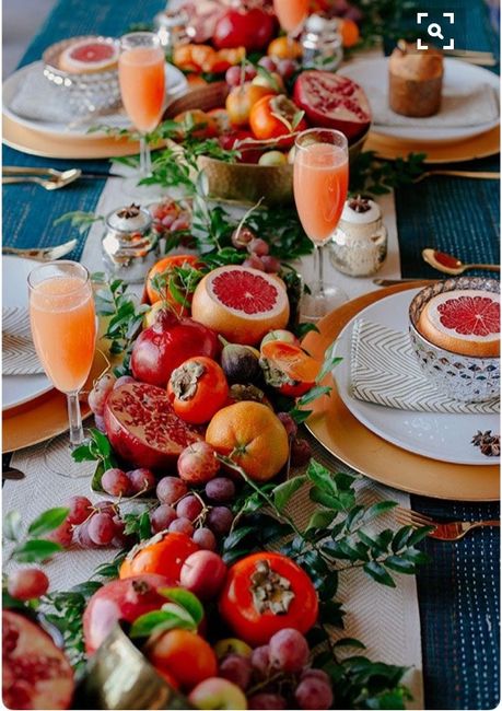 Thème champêtre: fruits et succulentes - 1