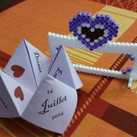 maque pale & menu violet pastel