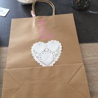 Sacs en carton parfait témoin 