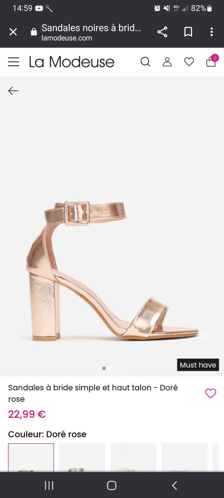 Dis-nous si tu as déjà trouvé tes chaussures de mariée ! - 1