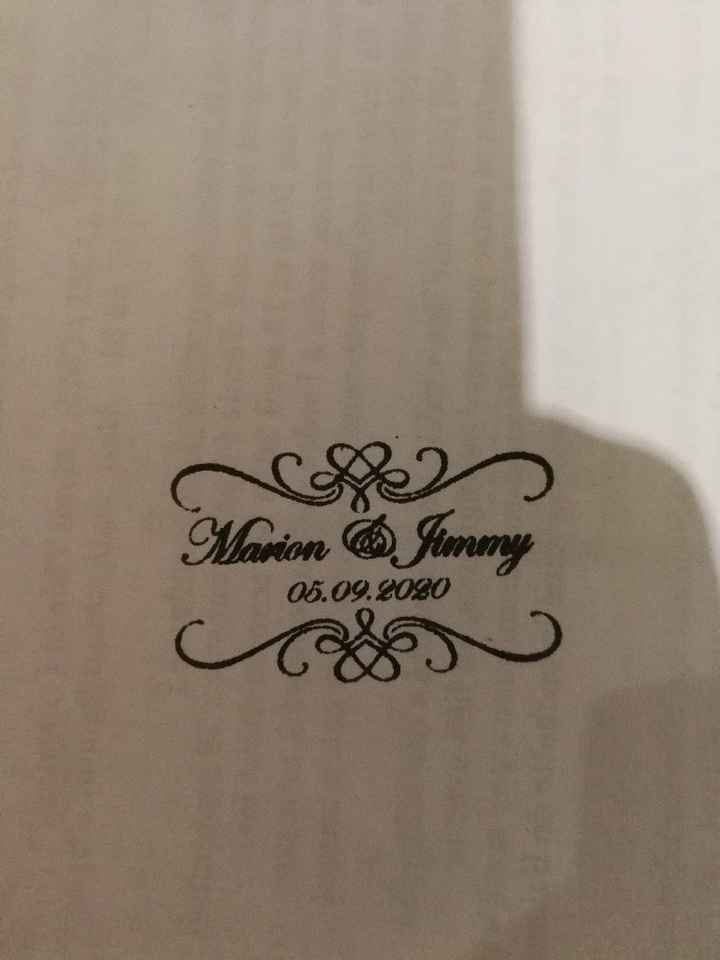 Avez-vous un tampon pour votre mariage ? - 1