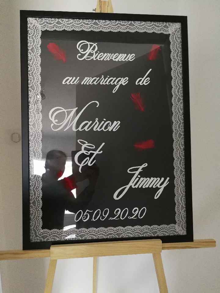 Panneau de bienvenue mariage - 1