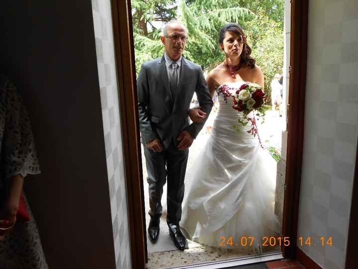 entrée mairie avec mon  papa