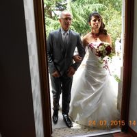 entrée mairie avec mon  papa