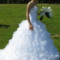 Avant le lancer du bouquet