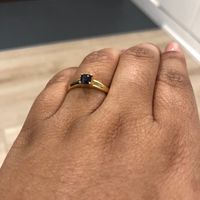 Bague de fiançaille. - 1