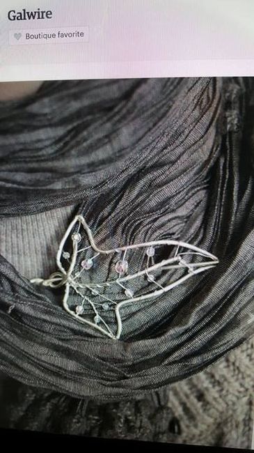 Feuille de Lorien fil d'alu