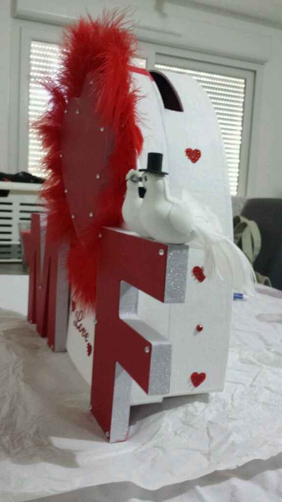 Urne, livre d'or et tableau diy... - 4