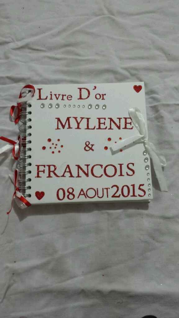 Urne, livre d'or et tableau diy... - 6