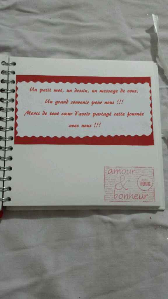 Urne, livre d'or et tableau diy... - 7