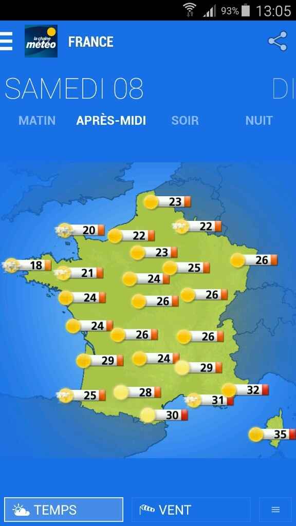 Météo du 8 août 2015 - 1