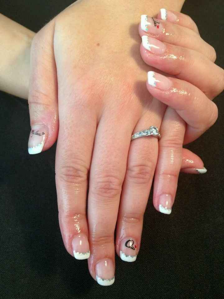 Manucure jour j faite!!!! prête pour samedi!!! - 2