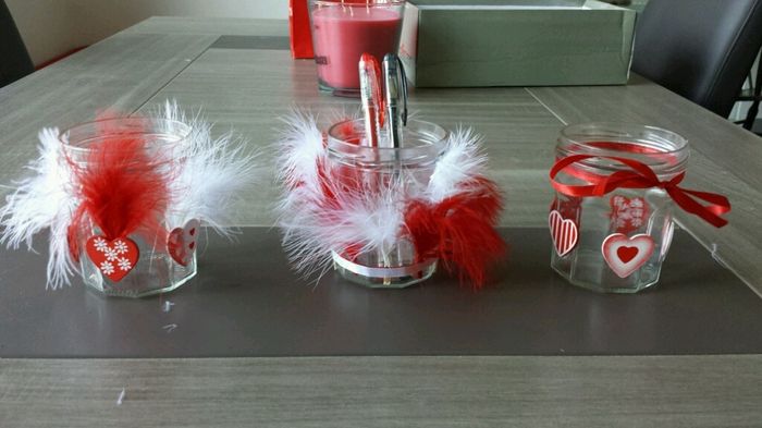 Diy du jour : les pots à crayons tables livre d'or et table enfants - 1