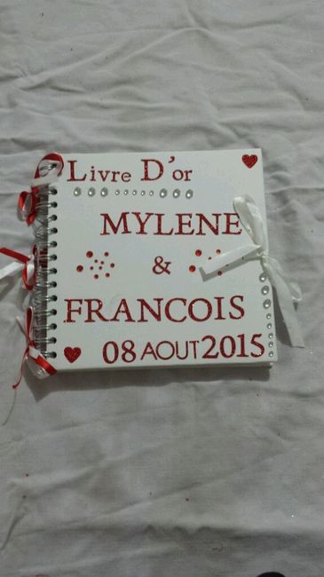Urne, livre d'or et tableau diy... - 6