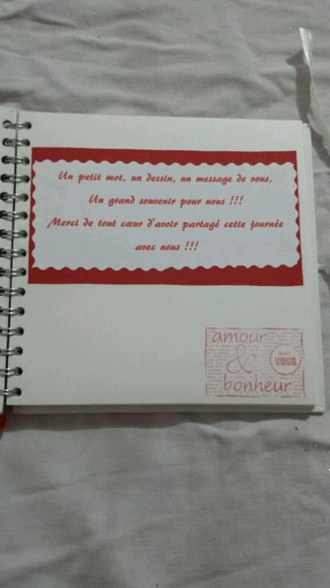 Urne, livre d'or et tableau diy... - 7