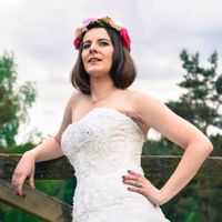 Moi avec couronne de fleurs