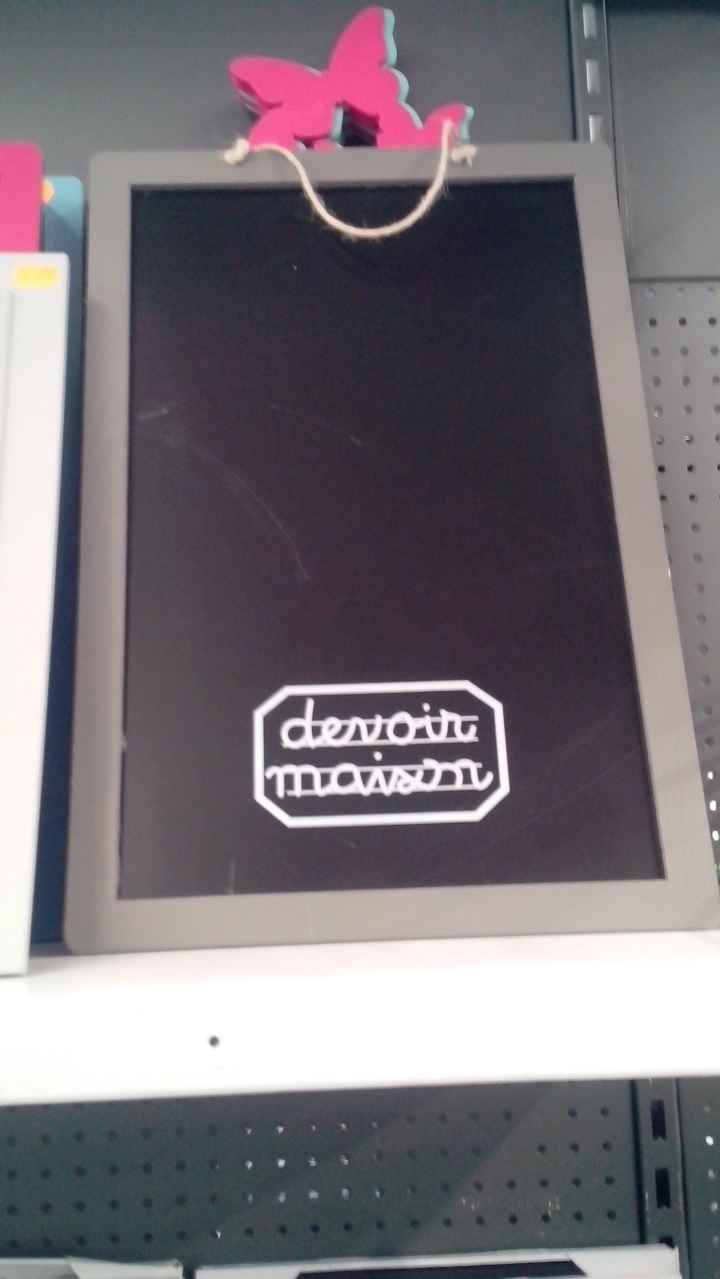 Ardoise devoir