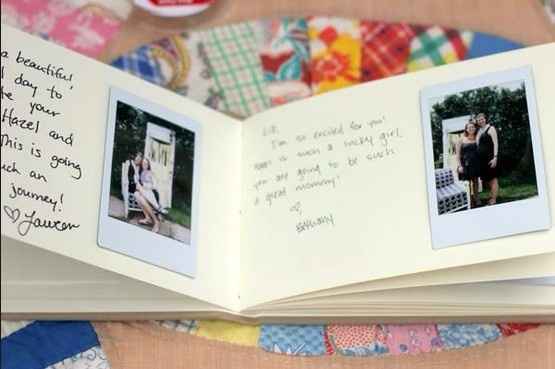 livre d'or polaroid