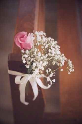 Gypsophile et rose