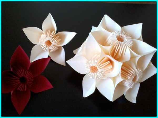 Fleurs origami