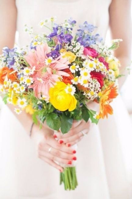 bouquet multicolore