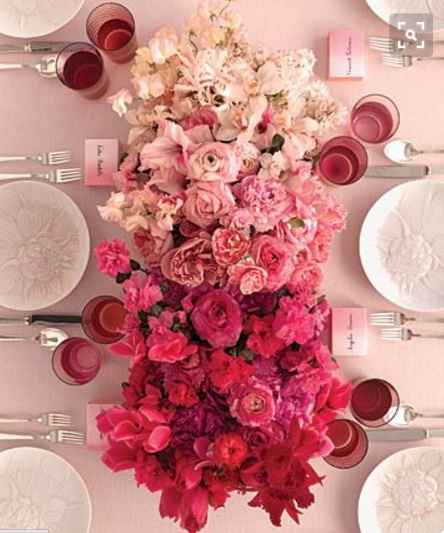 Fleur table d'honneur