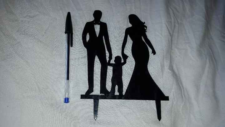 Cake topper reçu. - 1