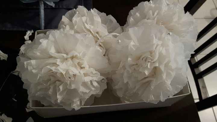 Fleurs papier crepons - 1
