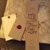 Mes save the date DIY