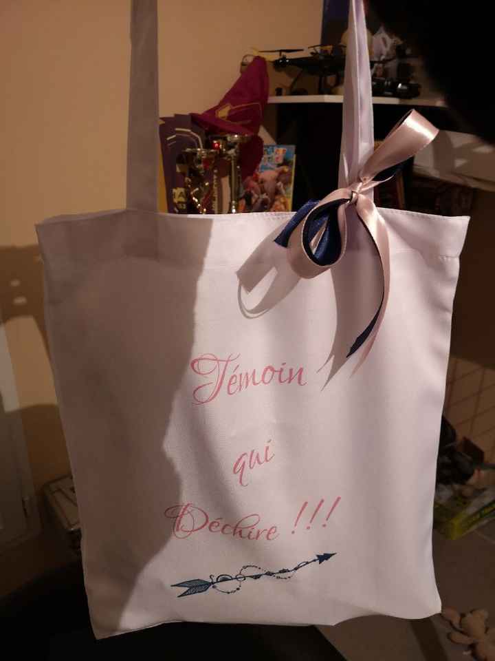 Sac cadeaux témoins et dh - 1