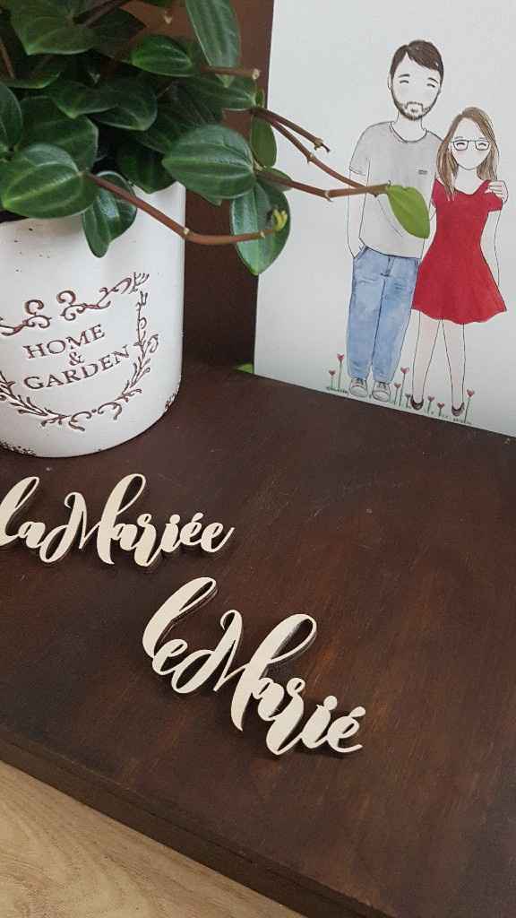 Les marques places en bois 😍 - 1