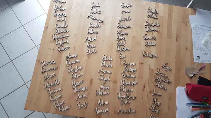 Les marques places en bois 😍 - 4