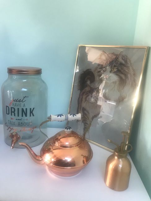 Faire part et deco mariage végétal cuivré - 2