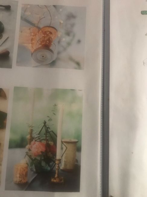 Faire part et deco mariage végétal cuivré - 1