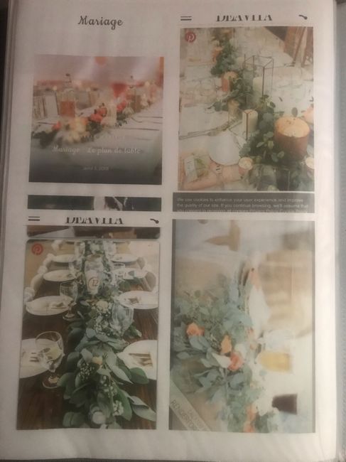 Faire part et deco mariage végétal cuivré 22