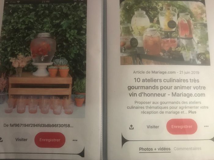 Faire part et deco mariage végétal cuivré 17