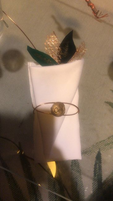 Faire part et deco mariage végétal cuivré 13