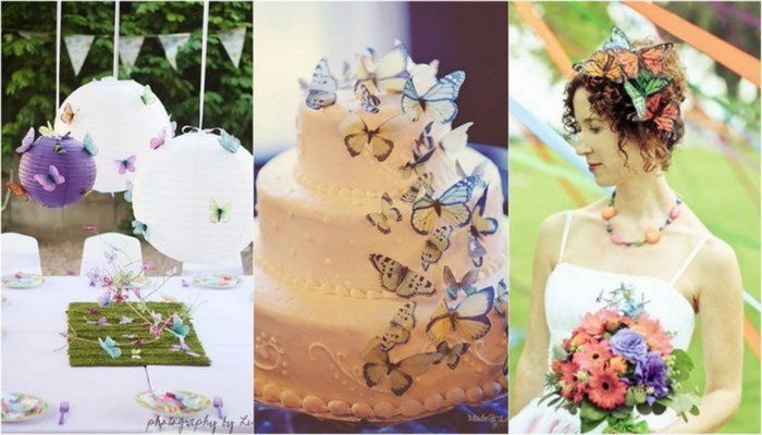 Thème mariage papillon mauve 8