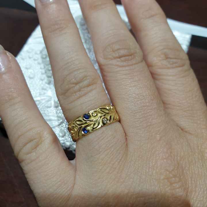 Alliance et bague de fiançailles 🥰 - 4