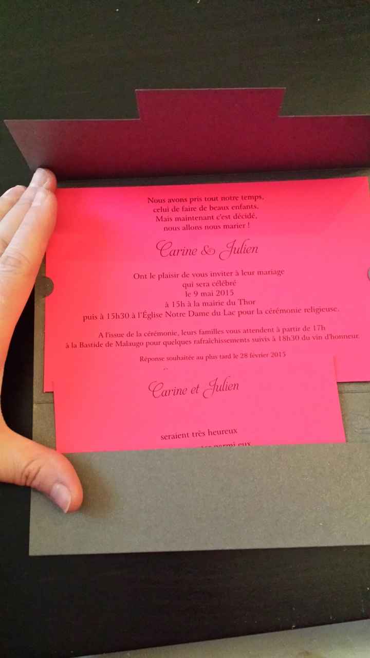 intérieur faire part