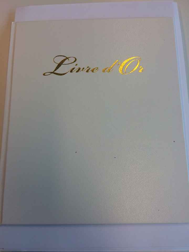 Livre d'or - personnalisé - 1