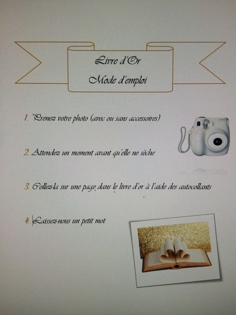 Livre d'or / urne - 1